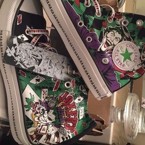 Joker themed Converse